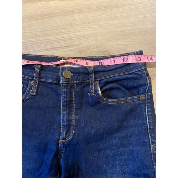 Gap, women's dark wash true skinny basic mid rise jeans size 2/26R - Picture 7 of 9